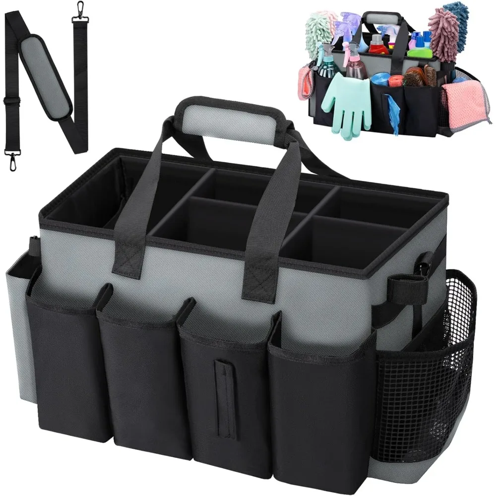 Adjustable Strap Cleaning Supply Organizer Tote for Housekeepers Kitchen Tools
Adjustable Strap Cleaning Supply Organizer Tote for Housekeepers Kitchen Tools