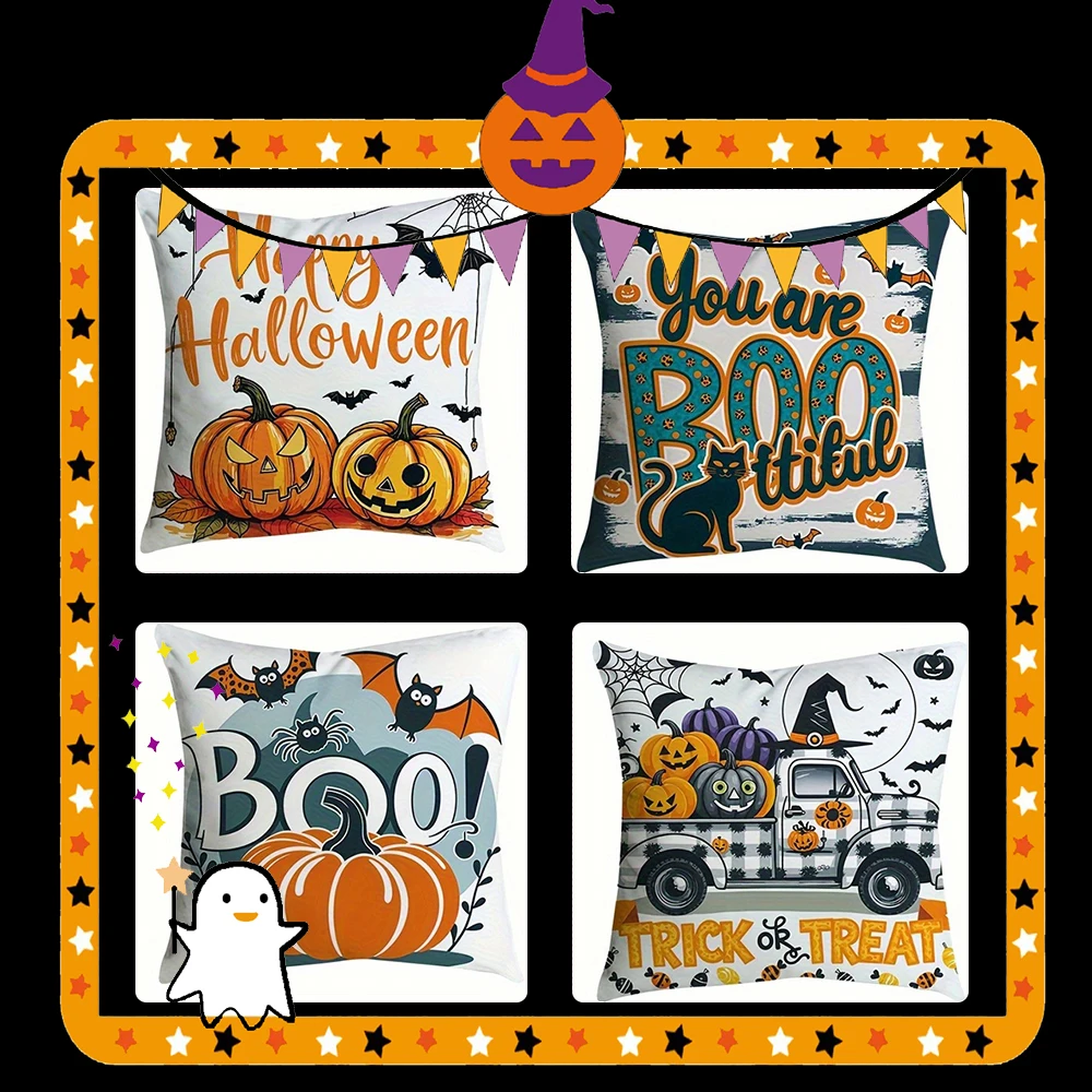 Happy Halloween Pumpkin PillowcaseSuitable for sofa car bedroom decorative cushion cover pillow cover
Happy Halloween Pumpkin PillowcaseSuitable for sofa car bedroom decorative cushion cover pillow cover