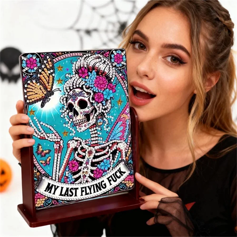 5D DIY Halloween Special Shape Table Top Diamond Painting Mirror Kit Desktop Diamond Mirror Art Kits Diamond Art Tabletop Decor
5D DIY Halloween Special Shape Table Top Diamond Painting Mirror Kit Desktop Diamond Mirror Art Kits Diamond Art Tabletop Decor