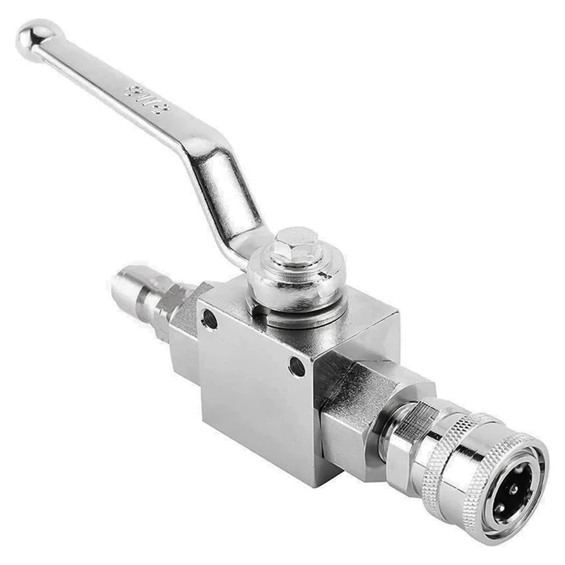4500PSI Ball Valve Kit Switch With 3/8Inch Quick Plug Connector High Pressure Washer Ball Valve Kit
4500PSI Ball Valve Kit Switch With 3/8Inch Quick Plug Connector High Pressure Washer Ball Valve Kit