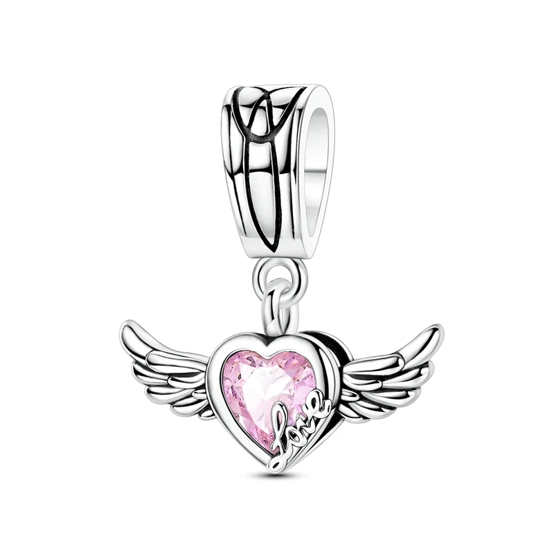 925 Sterling Silver Romantic Charms Bead CZ Zirconium Wings of the Angel Dangle Fit Original Bracelet DIY Women Jewelry Gift
925 Sterling Silver Romantic Charms Bead CZ Zirconium Wings of the Angel Dangle Fit Original Bracelet DIY Women Jewelry Gift