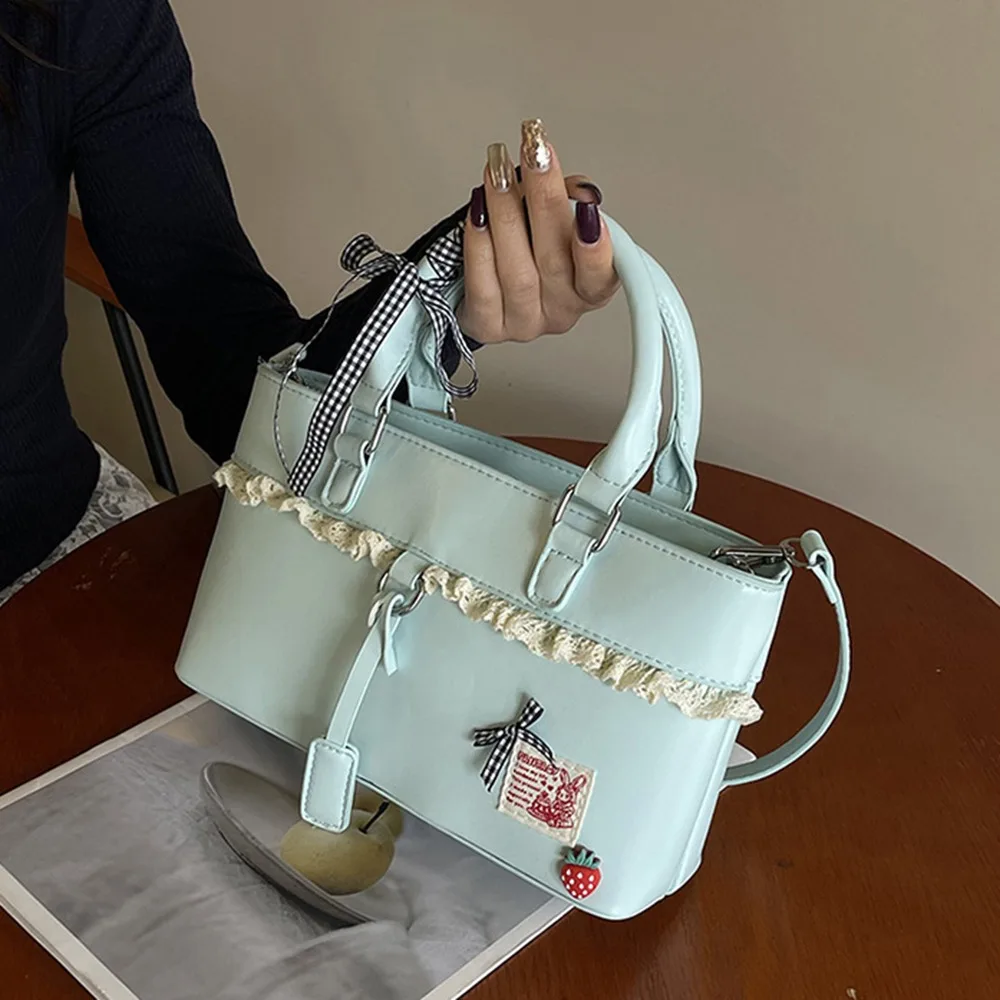 Stylish Soft Woman Shoulder Bag Casual Sweet Crossbody Bucket Bag Bow Bandage Pu Leather Handbag Outdoor
Stylish Soft Woman Shoulder Bag Casual Sweet Crossbody Bucket Bag Bow Bandage Pu Leather Handbag Outdoor