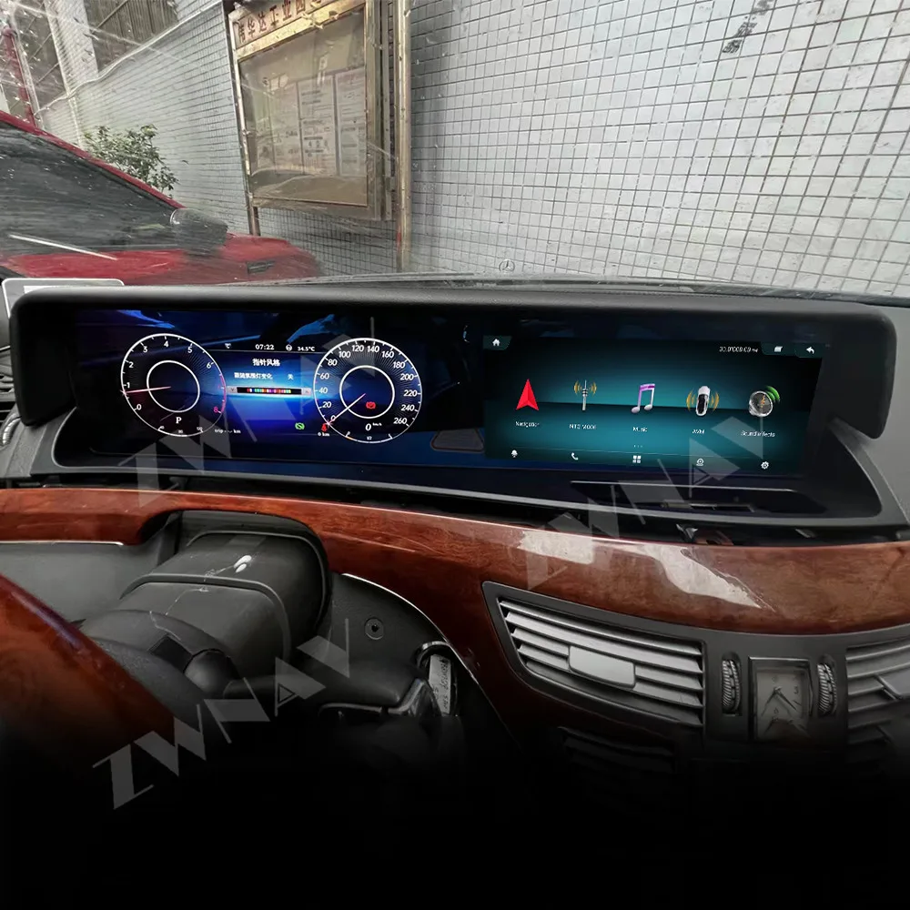 Carplay Car Radio Dual 12.3 inch Touch Screen For Benz S-Class W221 2005-2013 Android 12 GPS Navigation Car Multimedia Player
Carplay Car Radio Dual 12.3 inch Touch Screen For Benz S-Class W221 2005-2013 Android 12 GPS Navigation Car Multimedia Player