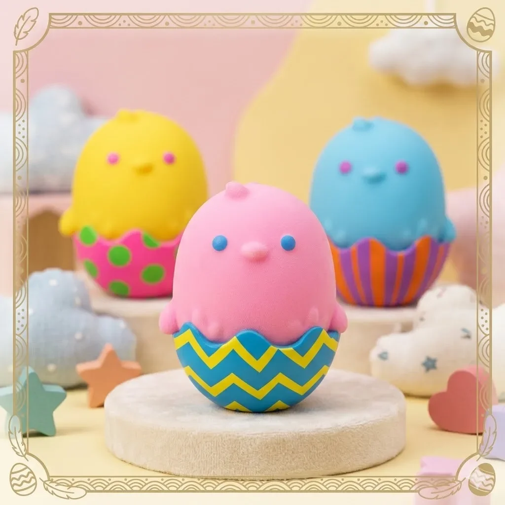 Hot selling schylling DeeDOH Cute blind box Fun trendy personalized creative chicken animal kneading stress ball music toys gift
Hot selling schylling DeeDOH Cute blind box Fun trendy personalized creative chicken animal kneading stress ball music toys gift