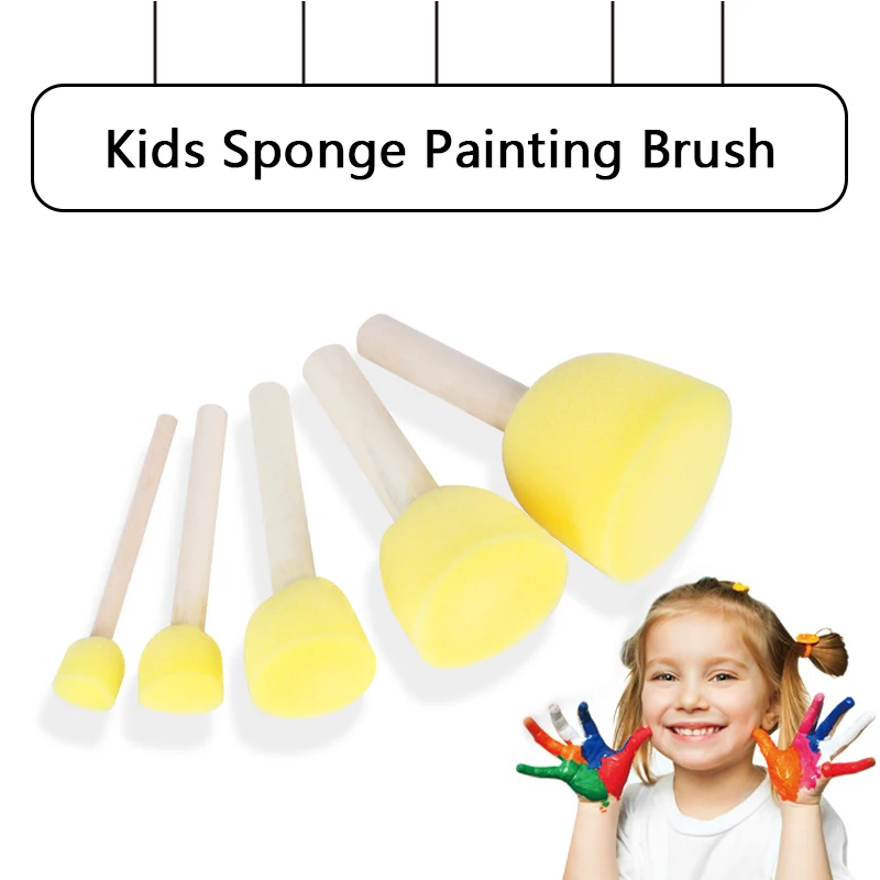 Kid Sponge Paint Brush Draw DIY Graffiti Painting Brushes Tools Funny Creative Toy Child Arts Crafts Learning Educational Gifts
Kid Sponge Paint Brush Draw DIY Graffiti Painting Brushes Tools Funny Creative Toy Child Arts Crafts Learning Educational Gifts