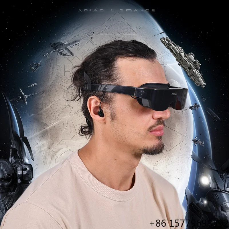 Smart AR Glasses Metaverse VR 1080P HD for Switch iOS Android, Portable Personal Cinema for Use
Smart AR Glasses Metaverse VR 1080P HD for Switch iOS Android, Portable Personal Cinema for Use