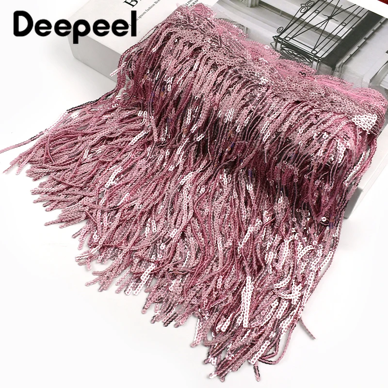 2/5/10Yards 20cm Sequin Sewing Tassel Fringe for Latin Dress Tassels Trim Lace Ribbon Decorative Trimming Stitching Accessories
2/5/10Yards 20cm Sequin Sewing Tassel Fringe for Latin Dress Tassels Trim Lace Ribbon Decorative Trimming Stitching Accessories