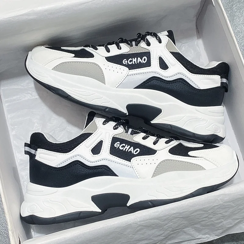 Men's Breathable Mesh Running Shoes Summer Casual Dad Style All-Match Heightening White Sneakers Fashionable Flat Footwear
Men's Breathable Mesh Running Shoes Summer Casual Dad Style All-Match Heightening White Sneakers Fashionable Flat Footwear