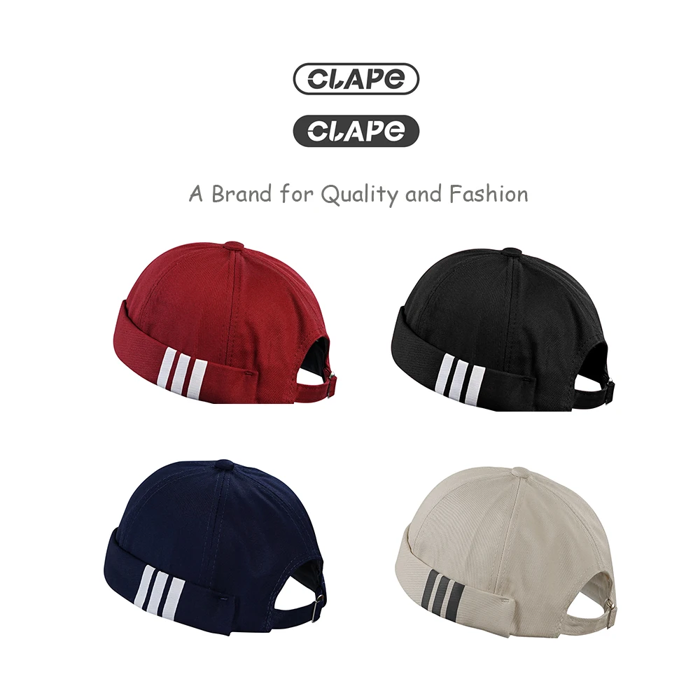 Clape Cotton Beanie Hats Hip Hop Streetwear Fashion Brimless Docker Cap Miki Hat Portable Caps for Men Women
Clape Cotton Beanie Hats Hip Hop Streetwear Fashion Brimless Docker Cap Miki Hat Portable Caps for Men Women