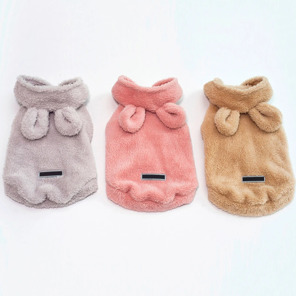 Cute Bear Ears Dog Clothes Warm Winter Pet Jacket No Sleeve Hooded Buckle Closure Fleece Material Perfect for Outdoor Christmas
Cute Bear Ears Dog Clothes Warm Winter Pet Jacket No Sleeve Hooded Buckle Closure Fleece Material Perfect for Outdoor Christmas