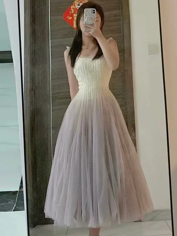 Elegant Korean Style High Waist A-Line Long Skirt Dress Sleeveless Mesh Performance Gown Heavy Embroidery Strapless Evening D...
Elegant Korean Style High Waist A-Line Long Skirt Dress Sleeveless Mesh Performance Gown Heavy Embroidery Strapless Evening D...