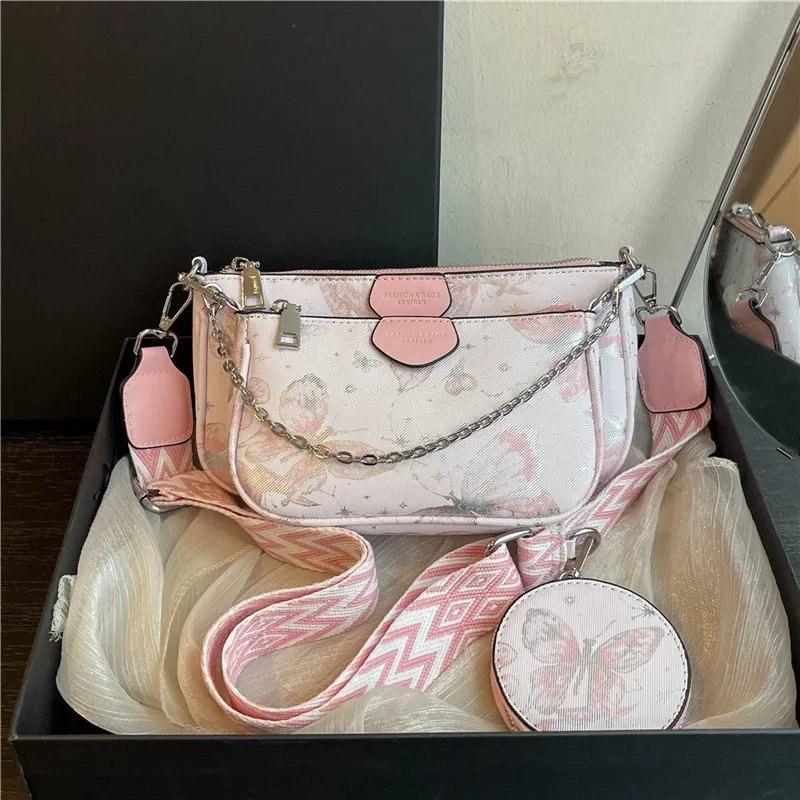 Floral Print Handbag Set: Crossbody Bag, Hobo Bag & Mahjong Bag, Vintage Style Women's Purse, Fashionable 3-Piece Accessories
Floral Print Handbag Set: Crossbody Bag, Hobo Bag & Mahjong Bag, Vintage Style Women's Purse, Fashionable 3-Piece Accessories