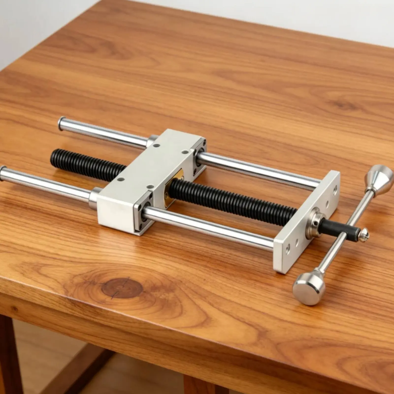 Twin Rod Bench Vise Heavy Duty Woodworking Bench Vise Workholding Tool Even Clamping Table Clamp High Force for Woodworkers
Twin Rod Bench Vise Heavy Duty Woodworking Bench Vise Workholding Tool Even Clamping Table Clamp High Force for Woodworkers