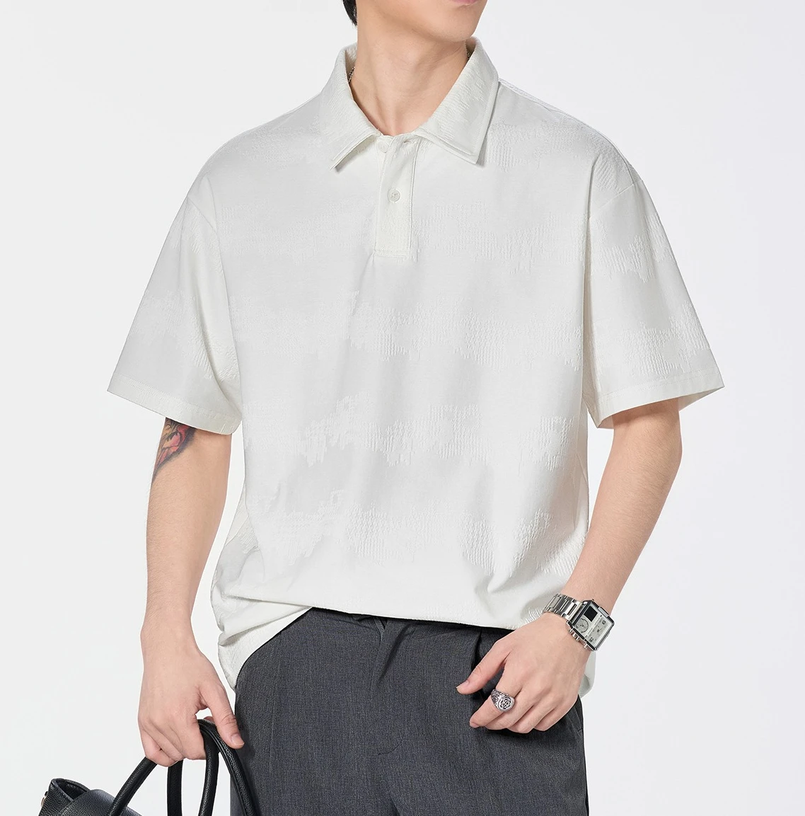 POLO Shirt Short-sleeved T-shirt Men's Summer Breathable Lapel Cotton Casual Commute Simple
POLO Shirt Short-sleeved T-shirt Men's Summer Breathable Lapel Cotton Casual Commute Simple