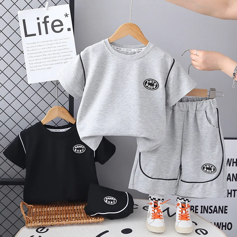 Комплекты одежды для мальчиков, лето 2025 г., детские хлопковые футболки, шорты, спортивный костюм из 2 предметов для малышей, короткие спортивные костюмы, детская одежда для подростков
Комплекты одежды для мальчиков, лето 2025 г., детские хлопковые футболки, шорты, спортивный костюм из 2 предметов для малышей, короткие спортивные костюмы, детская одежда для подростков