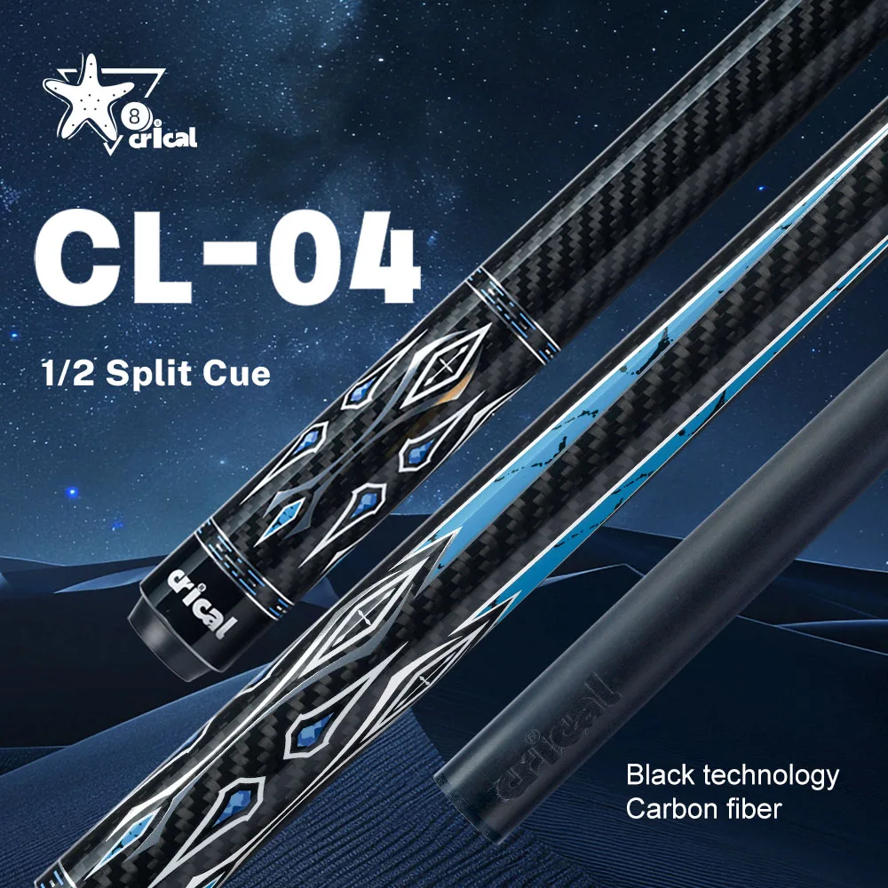 CRICAL Carbon Fiber Pool Cue Stick 58" Billiard Cue Sticks Professional Low Deflection Pool Sticks with 3/8 * 8 Pin 12mm Tip
CRICAL Carbon Fiber Pool Cue Stick 58" Billiard Cue Sticks Professional Low Deflection Pool Sticks with 3/8 * 8 Pin 12mm Tip
