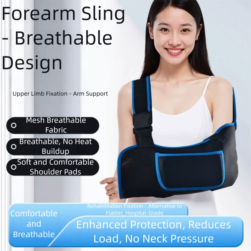 Breathable Arm Sling Adjustable Strap Thicken Shoulder Pads Forearm Brace Comfortable Easy To Wear Elbow Support Strap
Breathable Arm Sling Adjustable Strap Thicken Shoulder Pads Forearm Brace Comfortable Easy To Wear Elbow Support Strap
