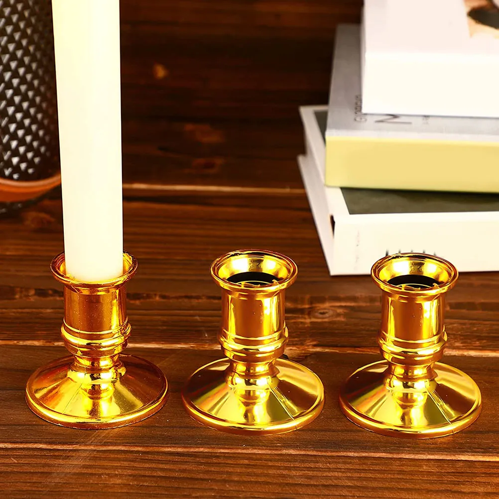 24 Pcs Candlestick Plastic Home Desktop Vintage Festive Ornaments Candleholders Taper Elegant Style Wedding Stand Display
24 Pcs Candlestick Plastic Home Desktop Vintage Festive Ornaments Candleholders Taper Elegant Style Wedding Stand Display
