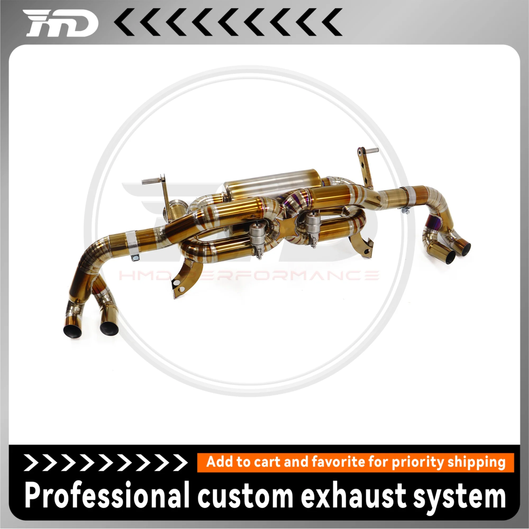 HMD Car Titanium Exhaust Catback For Lamborghini Huracan LP580 LP600 LP610 Exhaust Muffler With Valve
HMD Car Titanium Exhaust Catback For Lamborghini Huracan LP580 LP600 LP610 Exhaust Muffler With Valve