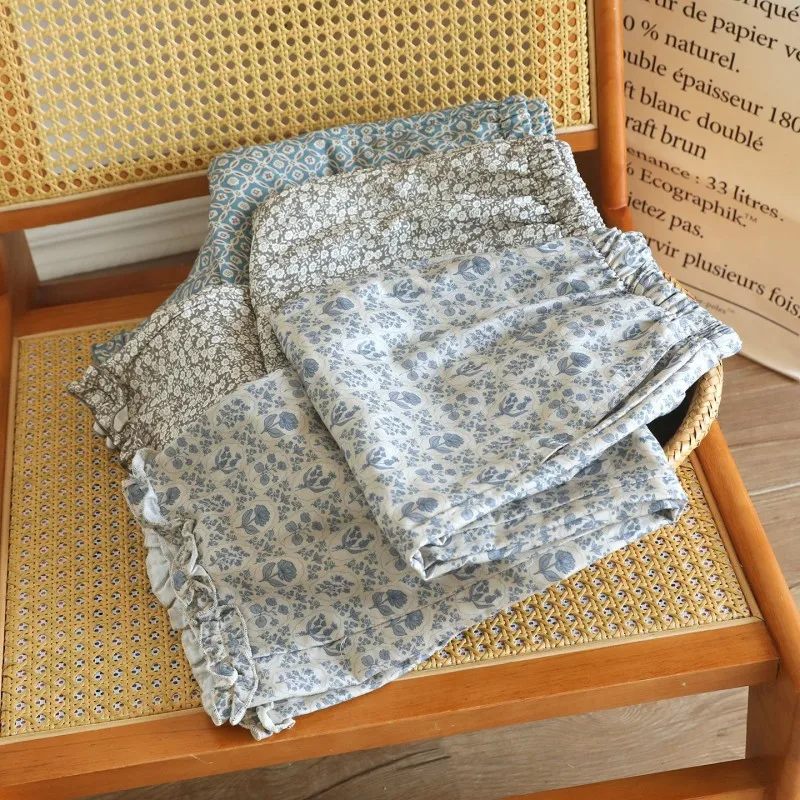 Spring Summer Women 100% Cotton Sleeping Bottoms Female Plus Size Home PJ Pants Lounge Wear Trousers Sweet Print Pajama Pants
Spring Summer Women 100% Cotton Sleeping Bottoms Female Plus Size Home PJ Pants Lounge Wear Trousers Sweet Print Pajama Pants