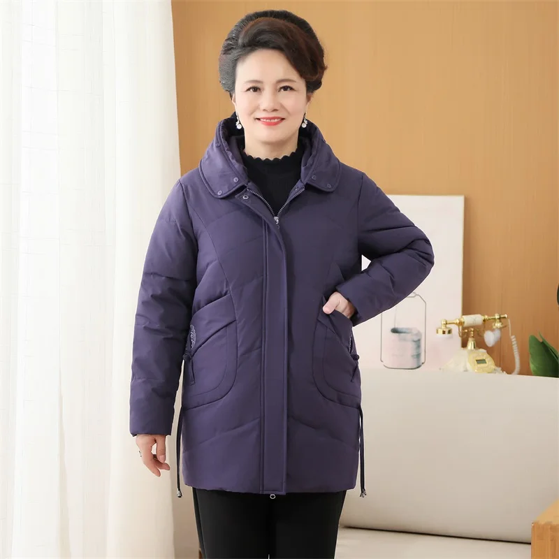 Зимнее пальто для женщин среднего возраста 2025: Модный утепленный пуховик для мам и бабушек, 100% полиэстер
Зимнее пальто для женщин среднего возраста 2025: Модный утепленный пуховик для мам и бабушек, 100% полиэстер