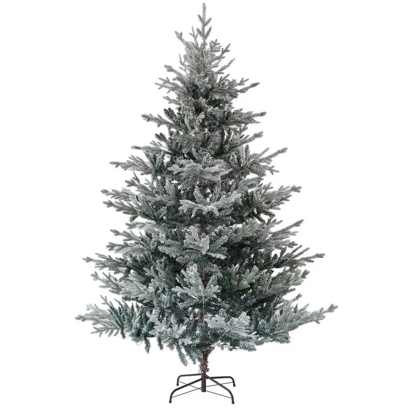 7.5ft Nordic Pine Artificial Christmas Tree with 1218 Snow Flocked Tips, Foldable Metal Stand, Easy Assembly, Hinged Xmas Tree
7.5ft Nordic Pine Artificial Christmas Tree with 1218 Snow Flocked Tips, Foldable Metal Stand, Easy Assembly, Hinged Xmas Tree