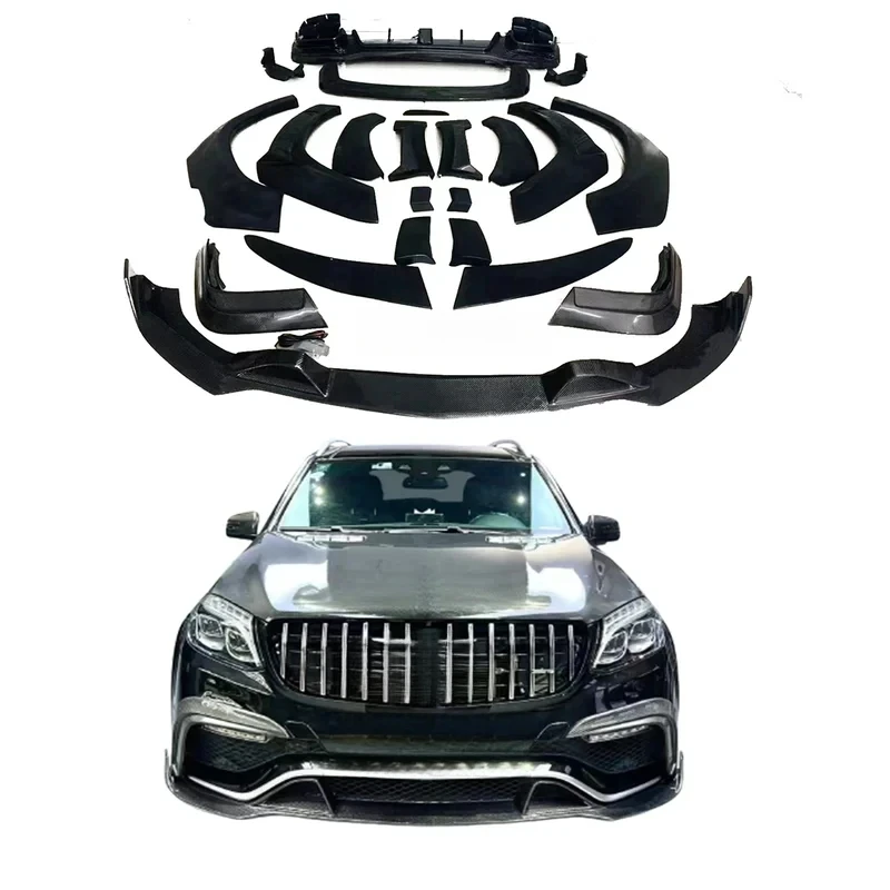 Hight Quality B Style 16-19 GLS63 W166 Bra-bus Carbon Fiber Body Kit Front Lip Wheel Eyebrow Rear Lip
Hight Quality B Style 16-19 GLS63 W166 Bra-bus Carbon Fiber Body Kit Front Lip Wheel Eyebrow Rear Lip