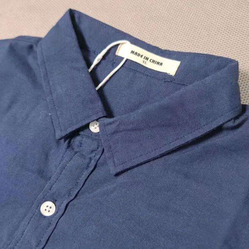 Cotton Sold Color Thin Shirt For Men Retro Breathable Holiday Beach Tops Simple Long Sleeve Slim fit Shirt With Chest Pocket
Cotton Sold Color Thin Shirt For Men Retro Breathable Holiday Beach Tops Simple Long Sleeve Slim fit Shirt With Chest Pocket