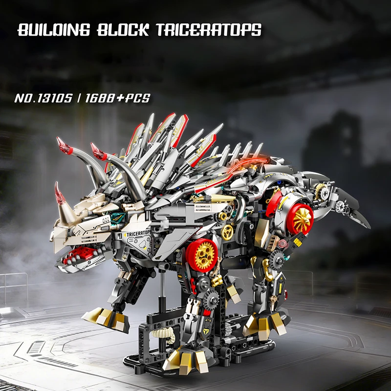 13105 Building Blocks Triceratops Dinosaur with Lights Toy Set, Home Decor Ornament, Educational Toy, Kids Birthday Gift
13105 Building Blocks Triceratops Dinosaur with Lights Toy Set, Home Decor Ornament, Educational Toy, Kids Birthday Gift
