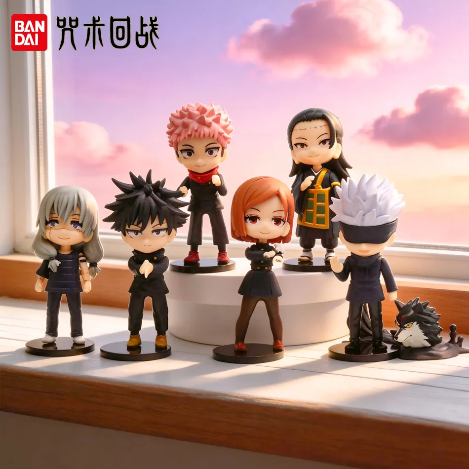 Bandai 6pcs Jujutsu Kaisen Q Version Figures - Gojo Satoru, Itadori Yuji, Kugisaki Nobara, Fushiguro Megumi, Mahito, Geto Suguru
Bandai 6pcs Jujutsu Kaisen Q Version Figures - Gojo Satoru, Itadori Yuji, Kugisaki Nobara, Fushiguro Megumi, Mahito, Geto Suguru