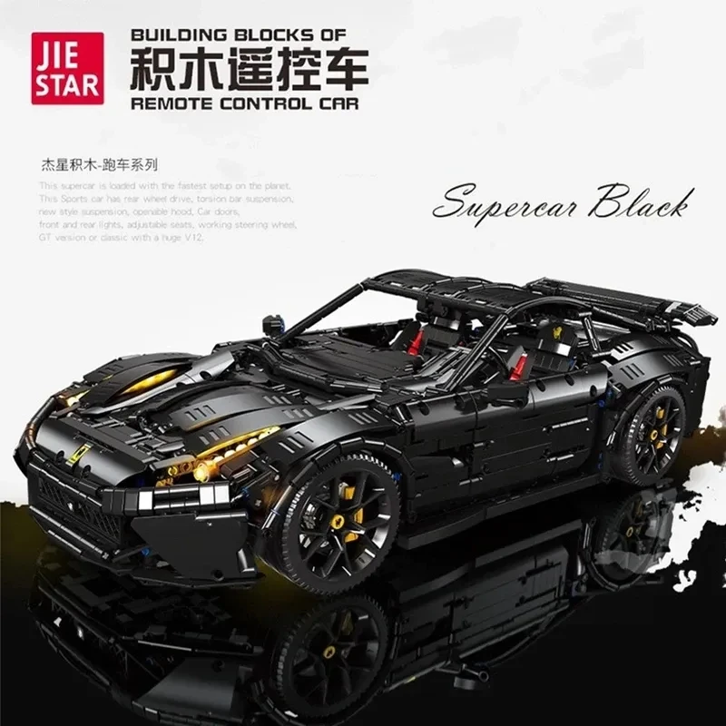 Technical 3097Pcs Moter Power F12 Super Sport Black Racing Car Model RSR Bricks Building Blocks Toys For Children Gifts Boys
Technical 3097Pcs Moter Power F12 Super Sport Black Racing Car Model RSR Bricks Building Blocks Toys For Children Gifts Boys