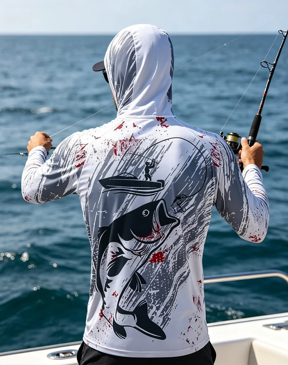 Long Sleeve Fishing Clothing Men's Anti-UV Comfortable Ventilation Printing Fishing Shirts Sublimation Hoodie Jerseys
Long Sleeve Fishing Clothing Men's Anti-UV Comfortable Ventilation Printing Fishing Shirts Sublimation Hoodie Jerseys