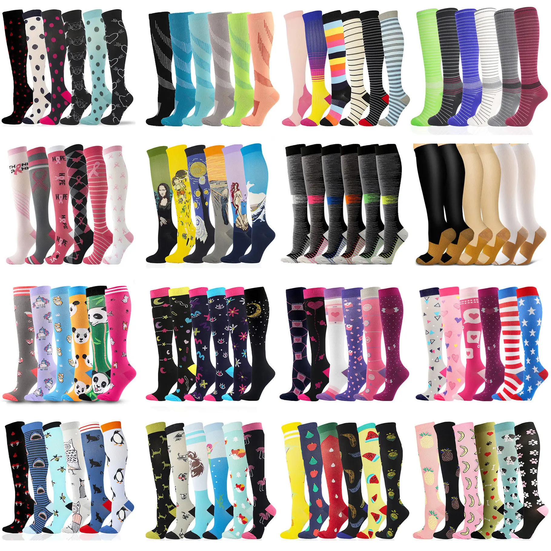 TANABATA 6 Pairs/Set Medical Compression Socks Women Men Nylon Compression Stockings Nursing Package Selling
TANABATA 6 Pairs/Set Medical Compression Socks Women Men Nylon Compression Stockings Nursing Package Selling