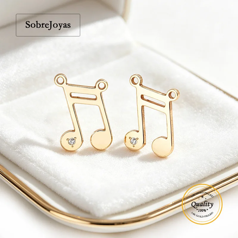 14K Gold Filled Musical Pendant For Bracelet Necklace Earring Musical Mote Charm DIY Jewelry Tarnish Resistant Jewelry Findings
14K Gold Filled Musical Pendant For Bracelet Necklace Earring Musical Mote Charm DIY Jewelry Tarnish Resistant Jewelry Findings
