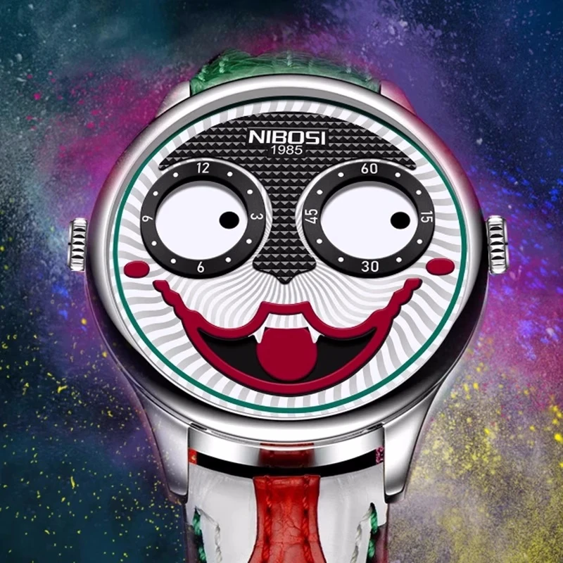 wrist watches for man Russian Clown Men's Watch Europe and America explosion fashion trend large dial watch luxury brand
wrist watches for man Russian Clown Men's Watch Europe and America explosion fashion trend large dial watch luxury brand