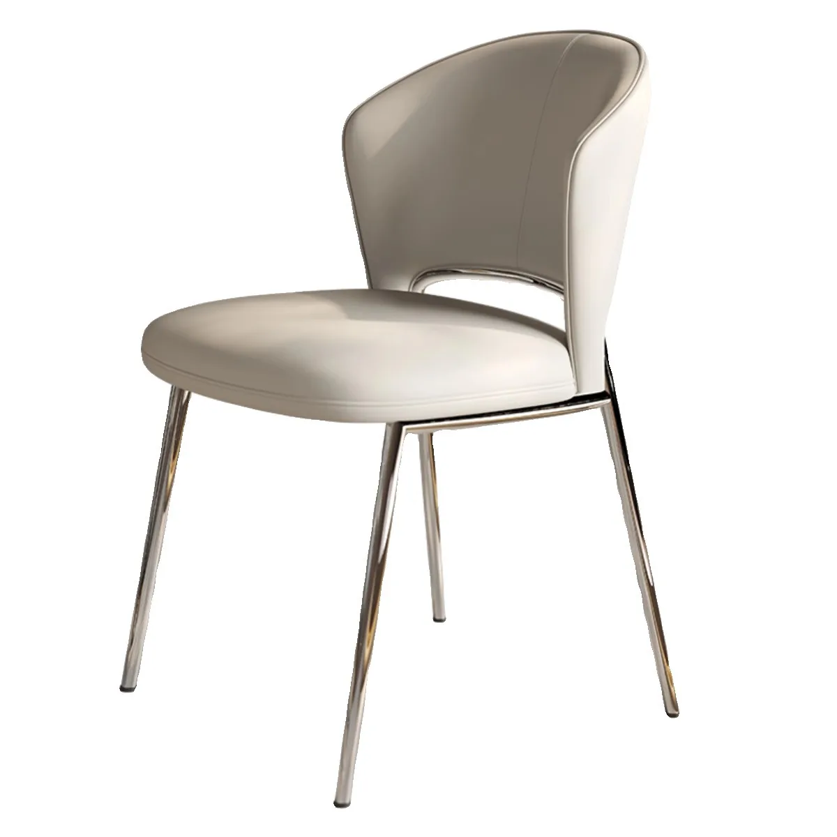 Italian light luxury restaurant soft bag back chair simple high-end home dining chair designer stainless steel
Italian light luxury restaurant soft bag back chair simple high-end home dining chair designer stainless steel