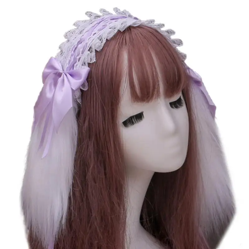 39BB Furry Rabbit Bunny Ears Headband Lace Bowknot Cosplay Headdress
39BB Furry Rabbit Bunny Ears Headband Lace Bowknot Cosplay Headdress