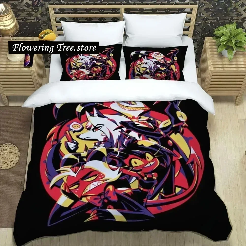 Comedy Helluva Boss Logo Sheets Quilt Covers Bedding Dormitory Sheets Bedding Set Three-piece Soft Warm Bedding Set029
Comedy Helluva Boss Logo Sheets Quilt Covers Bedding Dormitory Sheets Bedding Set Three-piece Soft Warm Bedding Set029