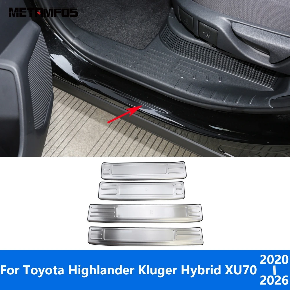 For Toyota Highlander Kluger XU70 Hybrid 2020-2025 2026 Exterior Door Sill Scuff Plate Entry Guard Welcome Pedal Car Accessories
For Toyota Highlander Kluger XU70 Hybrid 2020-2025 2026 Exterior Door Sill Scuff Plate Entry Guard Welcome Pedal Car Accessories
