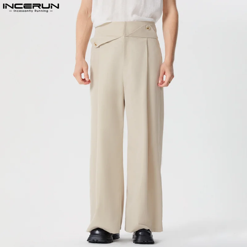 INCERUN 2024 American Style Trousers Men High Waisted Design Wide Leg Long Pants Streetwear Male Solid All-match Pantalons S-5XL
INCERUN 2024 American Style Trousers Men High Waisted Design Wide Leg Long Pants Streetwear Male Solid All-match Pantalons S-5XL