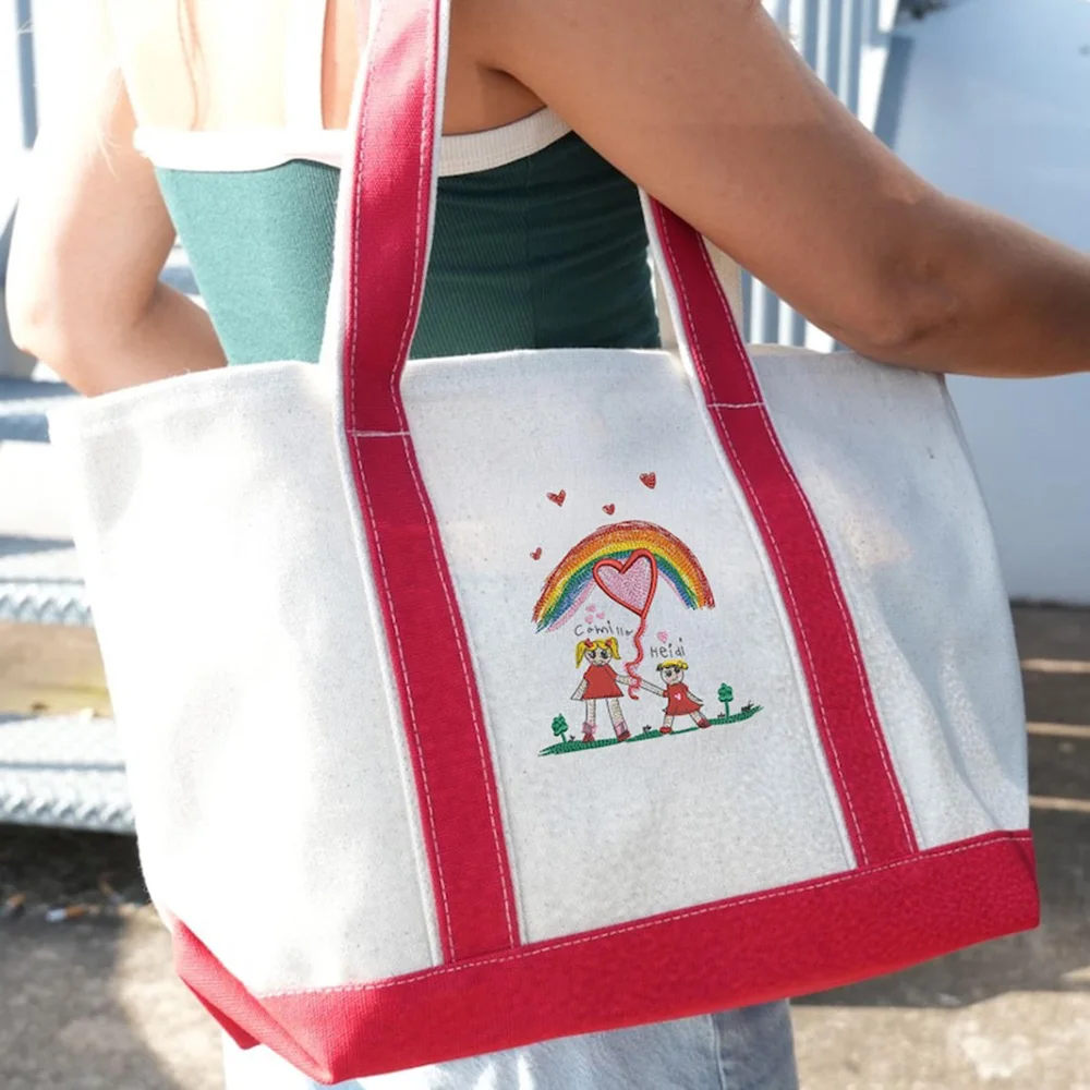 Custom Mother's Day Gift Tote Bag Personalized with Kids Handmade Painting Lightweight Colorblock Foldable Canvas for Daily Use
Custom Mother's Day Gift Tote Bag Personalized with Kids Handmade Painting Lightweight Colorblock Foldable Canvas for Daily Use