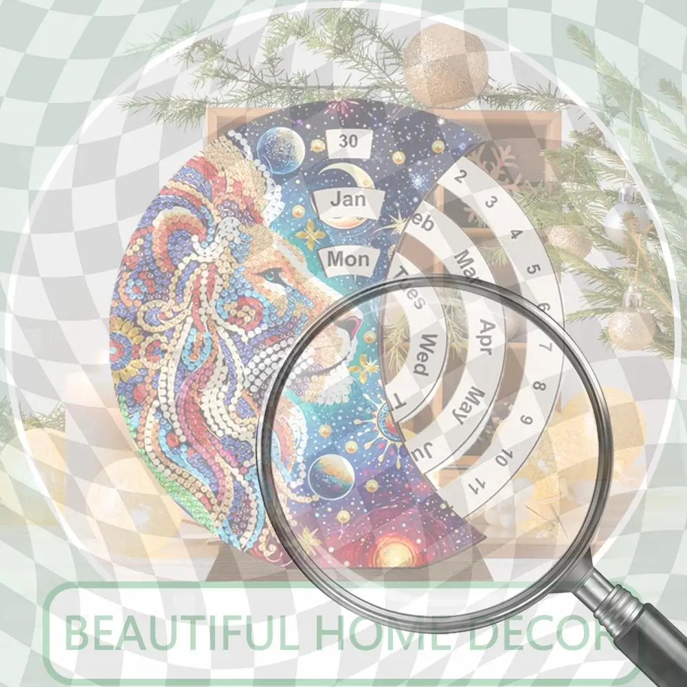 Wooden Special Shaped Flower Animal Lady Diamond Painting Calendar Ornament 5D DIY Manual Rotating Calendar for Home Office
Wooden Special Shaped Flower Animal Lady Diamond Painting Calendar Ornament 5D DIY Manual Rotating Calendar for Home Office