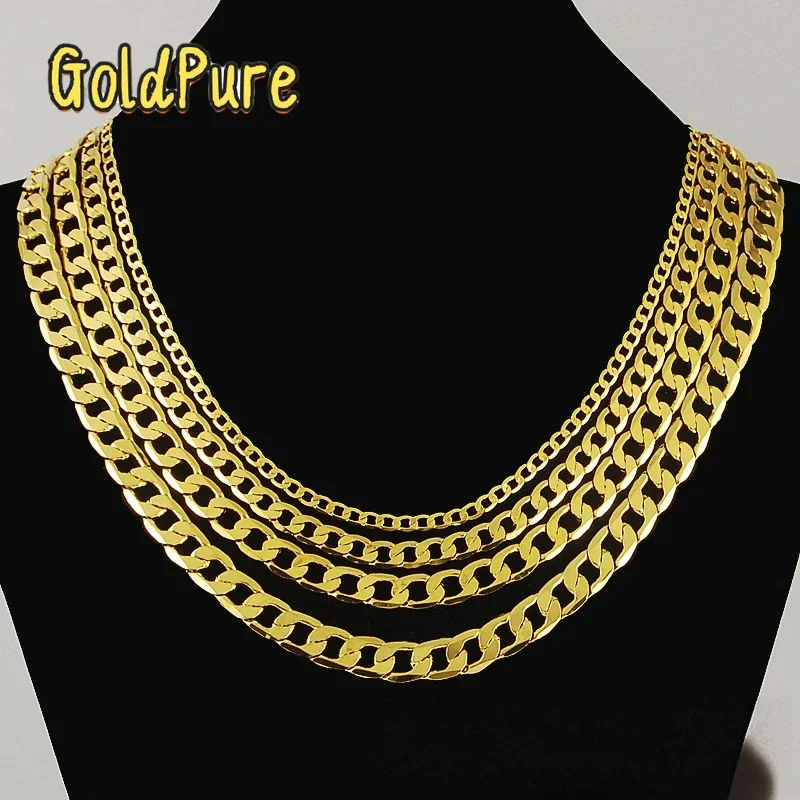 Goldpure Luxury 24K 9999 Pure Gold real gold Men's side necklace 4mm 6mm 8mm 10mm
Goldpure Luxury 24K 9999 Pure Gold real gold Men's side necklace 4mm 6mm 8mm 10mm