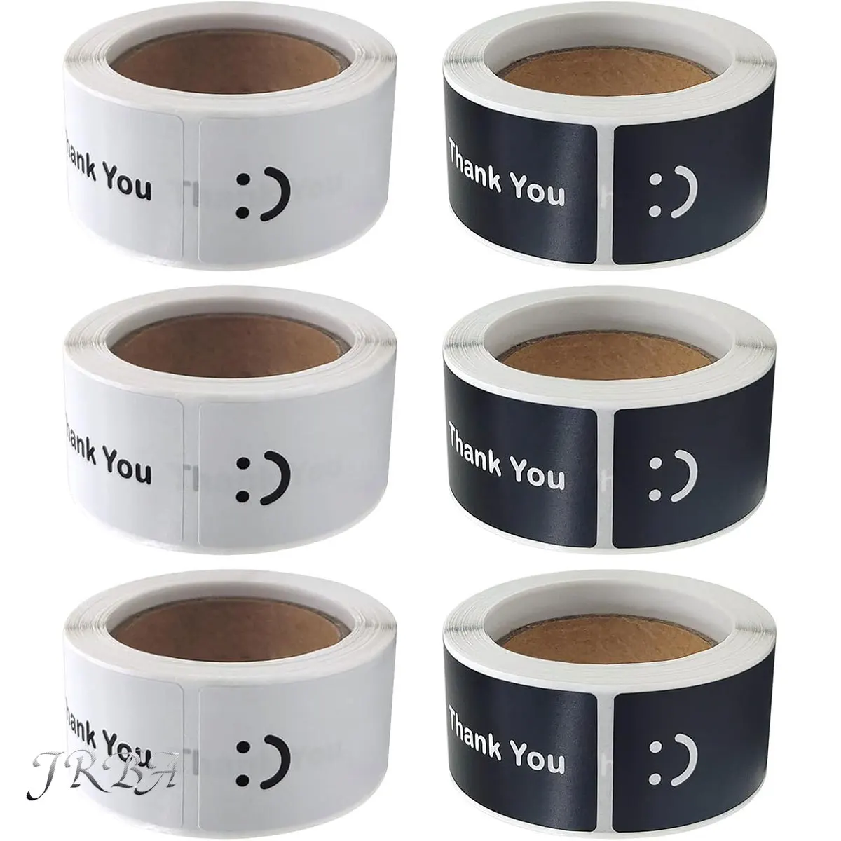 120Pcs/roll Smiling Face Black and White Thank You Rectangular Seal Sticker Gift Sticker for Homemade Packaging Decoration Label
120Pcs/roll Smiling Face Black and White Thank You Rectangular Seal Sticker Gift Sticker for Homemade Packaging Decoration Label
