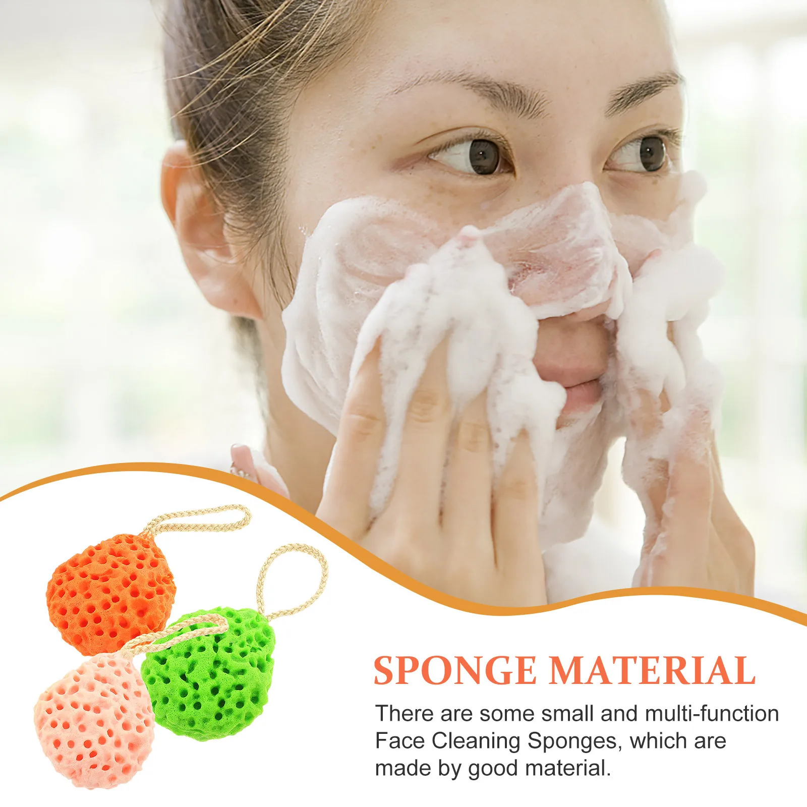 3pcs Facial Sponges Portable Face Washing Sponge Exfoliating Skin Cleanser Travel Face Scrubber Reusable Makeup Remover Cleaning
3pcs Facial Sponges Portable Face Washing Sponge Exfoliating Skin Cleanser Travel Face Scrubber Reusable Makeup Remover Cleaning