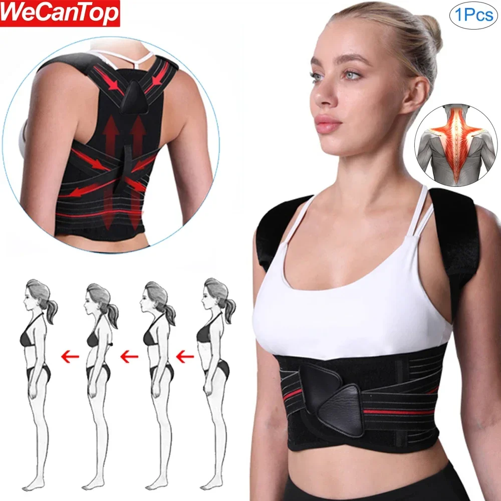 1Pcs Posture Back Brace for Men Women - Upper Back Brace Adjustable Support Straightener for Spine,Mid,Shoulder & Clavicle Brace
1Pcs Posture Back Brace for Men Women - Upper Back Brace Adjustable Support Straightener for Spine,Mid,Shoulder & Clavicle Brace