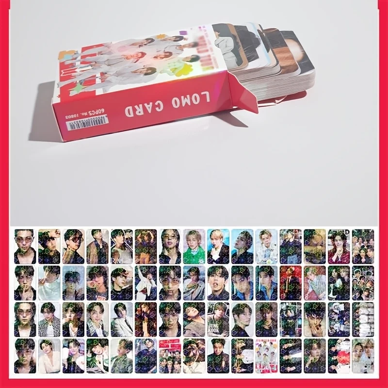 60pcs B-t-/sYouth League7Person Group's New Album Merchandise Photo Card-Heart-Shaped Laser Film Series AnniversaryLOMOHeart-sha
60pcs B-t-/sYouth League7Person Group's New Album Merchandise Photo Card-Heart-Shaped Laser Film Series AnniversaryLOMOHeart-sha