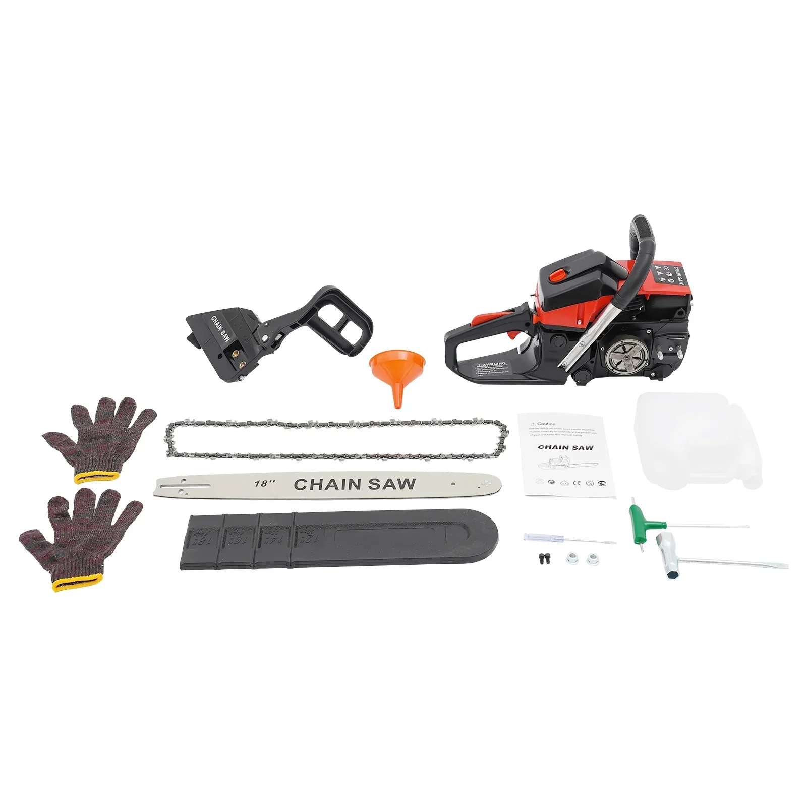 18-дюймовая газовая бензопила 58CC бензиновая цепная пила 2-тактные ручные аккумуляторные бензиновые бензопилы с резервуаром для резки древесины
18-дюймовая газовая бензопила 58CC бензиновая цепная пила 2-тактные ручные аккумуляторные бензиновые бензопилы с резервуаром для резки древесины