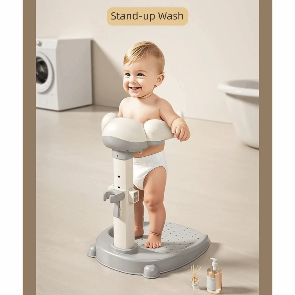 Non-Slip Baby Bath Stand Anti-Tip Free-Standing Baby Standing Shower Stand Safe Multifunctional Infant Bath Support
Non-Slip Baby Bath Stand Anti-Tip Free-Standing Baby Standing Shower Stand Safe Multifunctional Infant Bath Support