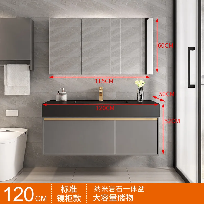 Luxury Bathroom Cabinet Vanity With Sink Toilet slate integrated WashBasin Modern Bathroom Smart Mirror Cabinet Home Furniture
Luxury Bathroom Cabinet Vanity With Sink Toilet slate integrated WashBasin Modern Bathroom Smart Mirror Cabinet Home Furniture